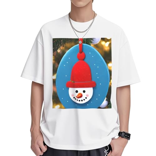T-shirt de Noël imprimé bonhomme de neige le cadeau idéal pour elle