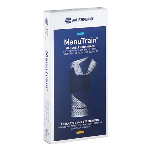 MANUTRAIN Handgelenkbandage links Gr.3 titan 1 St