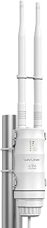 WAVLINK AC600 Wireless Indoor/Outdoor Access Point, Outdoor WiFi Extender Ideal for Garden with Passive Poe/Weatherproof/Flexible Installation, Dual Band 5G + 2.4G