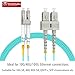 1m(3ft) OM4 SC LC Fiber Patch Cables MMF Multimode, Options 1m~153m, Singlemode Fiber Optic Cable Duplex, 50/125μm 40G/100G LSZH, 𝙍𝙖𝙢𝙗𝙤𝘾𝙖𝙗𝙡𝙚𝙨