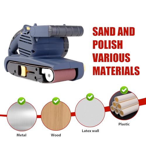 12 Stück Schleifband 100x610 mm (4 x 24 Zoll) Körnung 80 – Hochwertiges Schleifpapier aus Aluminiumoxid für Bandschleifer (12 Stück Schleifband 100X610 Körnung 80)