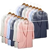 Clear Vinyl Shoulder Covers Closet Suit Protects...