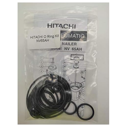 NV65AH O-Ring Kit For Hitachi 2-1/2-Inch Coil Siding Nailer With Trigger O-Rings
