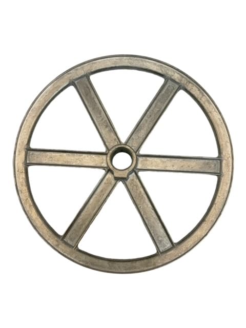 11" A-Groove Pulley with 1" bore, no Keyway, Chicago Die Cast Pulley, 100% Made in The USA!