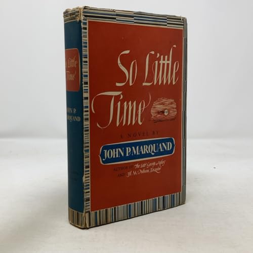 So Little Time 9997501470 Book Cover