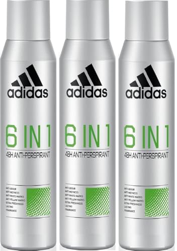 Adidas 6 in 1 Cool & Dry 48H Anti Perspirant Body Spray 200ml (3)