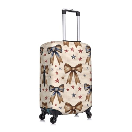 Elegant Bow Star Luggage Cover Protector Elastic Washable Anti-Scratch Suitcase Covers With Zipper Closure For Luggage 18-32 Inch Large3
