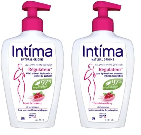 INTIMA Gel Régulateur active Natural Origins 500ml (Lot de 2)