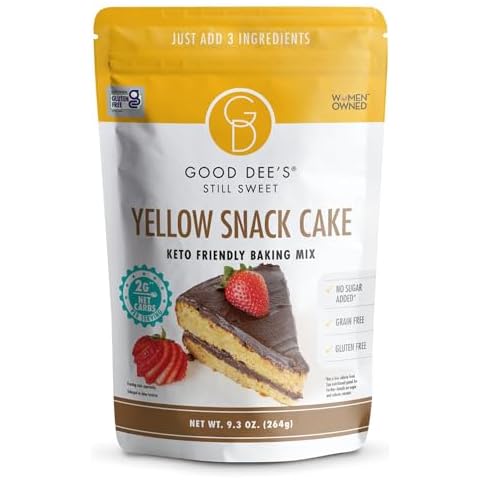Good Dee's Keto Yellow Snack Cake Mix Cover