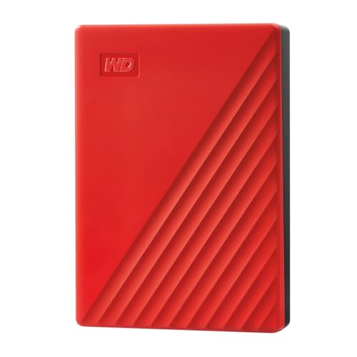 WD ポータブルHDD 5TB USB3.0 レッド My Passport 暗号化 パスワード保護...