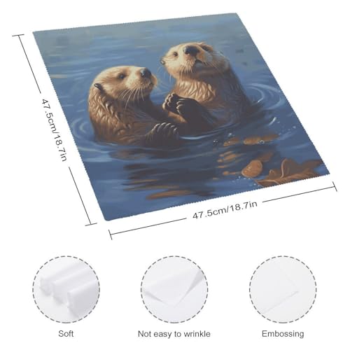 Servilletas de Tela Reutilizables 18x18 Pulgadas Pack x4 miniatura 2