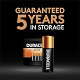 Duracell 21/23 -12V Alkaline Battery, 4 Count Pack, 21/23 12 Volt Alkaline Battery, Long-Lasting for Key Fobs -car Alarms, GPS Trackers, and More