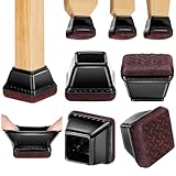 [Utilisation Variée] Idéal pour différentes jambes de meubles carrées, y compris les chaises de cuisine, les chaises de salle à manger, les chaises de patio, les chaises de bureau et les fauteuils. Notre protection pied de chaise est particulièrement adapté aux intérieurs modernes, nordiques et industriels