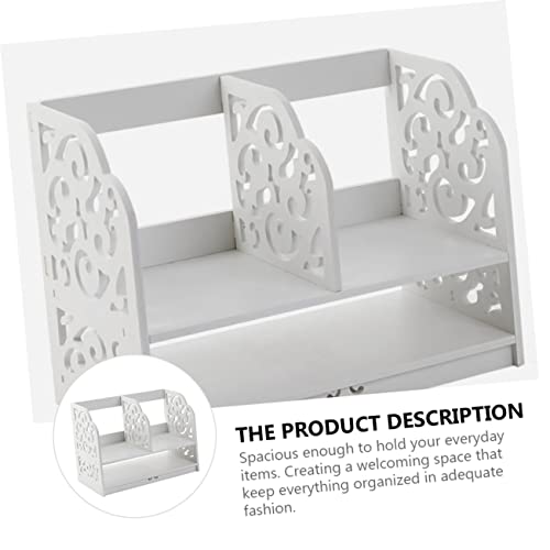 CHILDWEET Prateleira De Mesa Estante De Armazenamento Rack De Arquivo Organizador De Mesa Prateleira