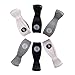 LAT Baby Stroller Pegs to Hook Muslin Blanket and Toys Car Seat Cover Clips Pram Toy Holder 6 Pack(Black and White and Grey)