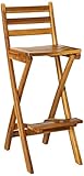 Christopher Knight Home Atlantic Outdoor Foldable Wood Barstool, 31', Natural...