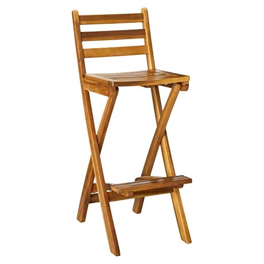 Christopher Knight Home Atlantic Foldable Outdoor Wood Bar Stool