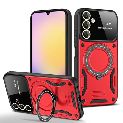 Coque Samsung A05S magnétique protection militaire antichoc robuste rouge