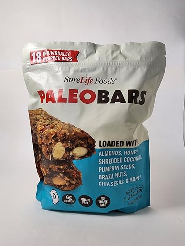 Sure Life Foods Paleo Bars, 18 barras envueltas miniatura 1