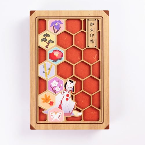 木製表紙 御朱印帳 狐巫女 174848597