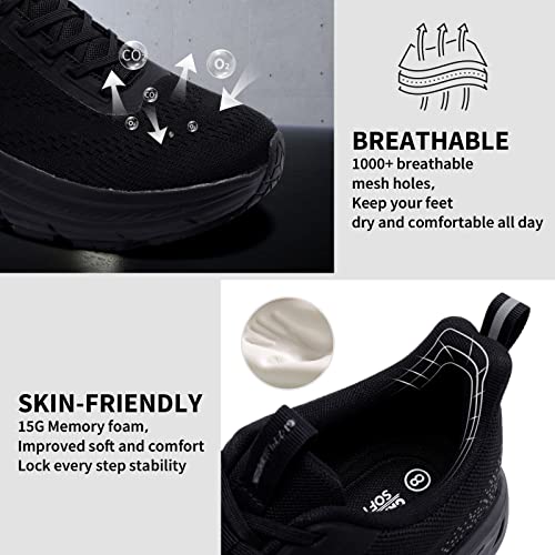 Image of Grand Attack Men's Road Running Walking Shoes | Max Cushioned Comfort | Durable Non-Slip | Breathable Athletic Tennis Cross-Training Sneakers