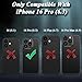 TMIDVFV Compatible with iPhone 16 Pro Case, with Belt Clip Holster Heavy Duty Rugged Shockproof Magnetic Wireless Charging Full Body Protection Kickstand Cover for iPhone 16 Pro 6.3 inch Phone(Black)