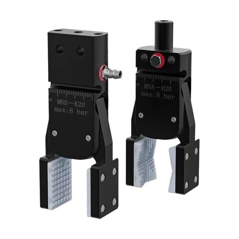 1 szt. Płaska i szeroka łatka z otwartym cylindrem pneumatycznym Mini zacisk robotyczny (MNB-K80)