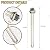 2 pack 100108283 Water Heater Element, For AO Smith Electric Water Heaters and Screw-in 5" Water Heater Element Wrench