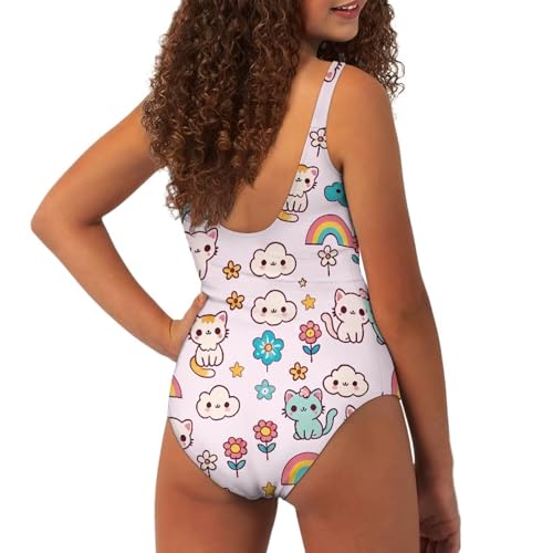 Image of Ystardream Bathing Suits for Girls Tankini Swimsuits 7-18 Kids Beach Swimwear