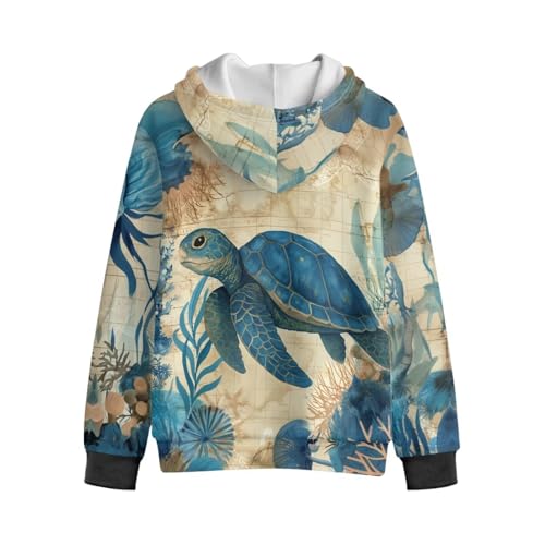 Suobstales Girls Boys Sweatshirt Zip Up Hoodies Long Sleeve Sports Jacket with Pocket Athletic Hoodie Outerwear Top Size 6-162