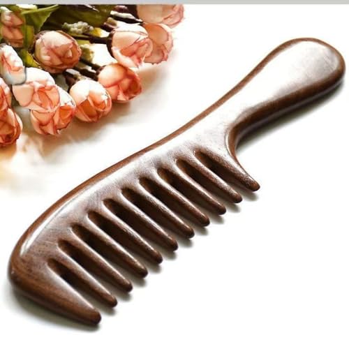 Set de 3 Peines de Madera de Nogal Antiestático miniatura 2