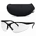 LaneTop Shooting Glasses For Men and Women, Anti Fog ANSI Z87.1 Safety Glasses with Hard Shell Case, UV400 Eye Protection for Shooting Range Glasses, Clear Lens