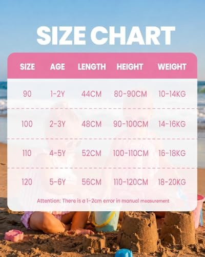 DivingBirds Girls Swimsuit with Floatation, Toddler Float Suit One Piece Swimsuits Kids with Built-in Floats 2-3 Years — view 4