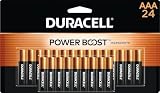 Duracell Coppertop AAA Batteries, 24 Count, 12-Year Shelf Life