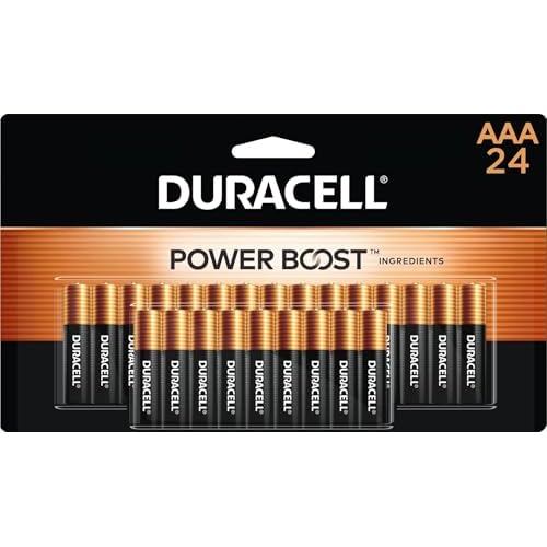 Duracell Coppertop AAA Batteries, 24 Count, 12-Year Shelf Life | Power Boost…