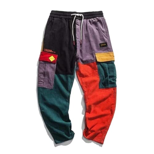 Aelfric Eden Woens Casual Cargo Pants Colorful Harem Joggers Harajuku Sweatpants Hip Hop Streetwear Trousers #TOP12