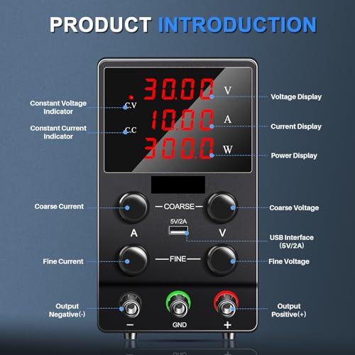 Alimentation CC Variable SPS1203S réglable de 120V 3A pour les laboratoires - 5
