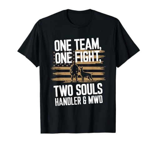 Military Working Dog Handler K9 Veteran Men T-Shirt
