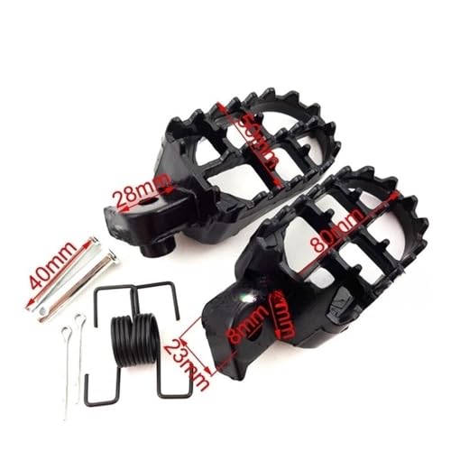 Repose-Pieds Moto Tout-Terrain Haute Résistance pour Modèles CRF 50 à CRF100F