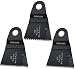 Oshlun MMR-1103 2-2/3-Inch Precision Japan HCS Oscillating Tool Blade for Rockwell SoniCrafter, 3-Pack