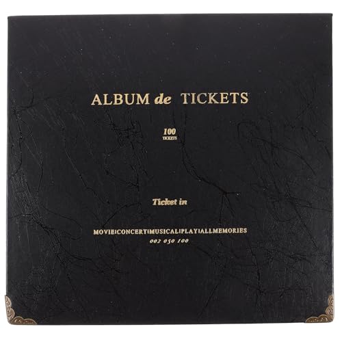 Álbum De Colección De Boletos Multifuncional Álbum De Tickets Portátil Para Viajes Organizador De Tarjetas Y Recuerdos Libro De Almacenamiento De Entradas Y Fotos Diseño Y Práctico