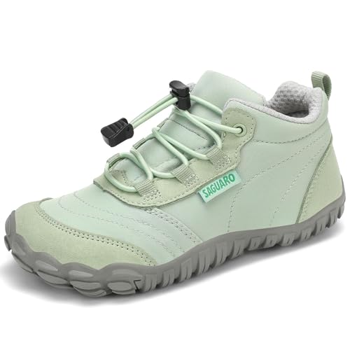 SAGUARO Zapatillas Descalzas Niños Ligeras Transpirable Zapatos de Trekking Barefoot Minimalistas Sneakers Gr.26