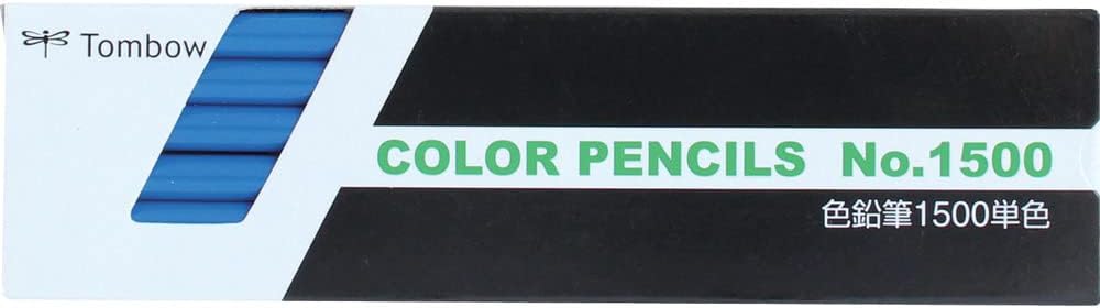 Dragonfly pencil colored pencil 1500 monochromatic blue (japan import)