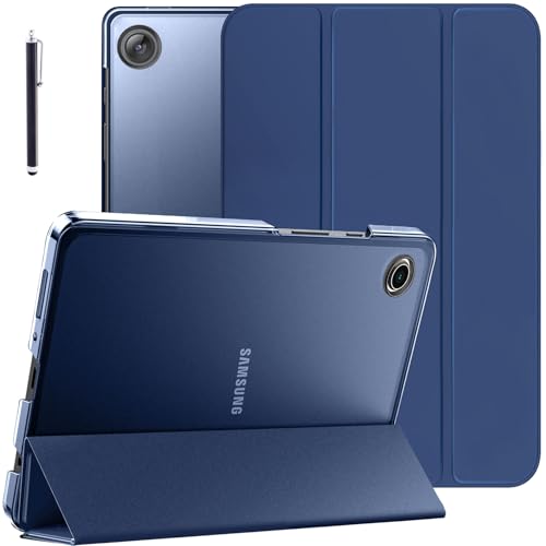 Image of Robustrion Cover for Samsung Galaxy Tab A11 Plus Cover Case 11 inch, Flip Cover Case for Samsung Galaxy Tab A11 Plus Cover /Tab A11+ Tablet Cover with Translucent Back - Navy