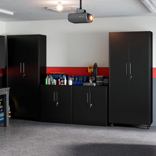 Image of Metal Storage Cabinet for Garage, Tool Cabinet, Utility Cabinet