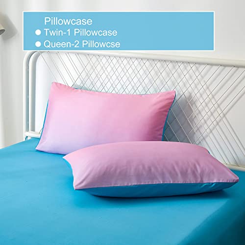 Inron Rainbow Kids Comforter Sets For Girls Women,Full Size 5-Pieces Bed In A Bag, Ultra Soft Microfiber Comforter And Sheet Sets, All Season Durable Bedding Set(Rainbow,Full) #TOP5