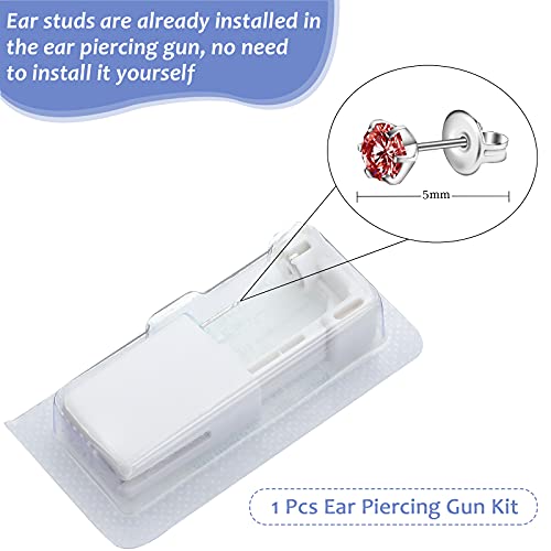 Chumia CHUMIA-69 12 Pack Self Ear Piercing Kit Disposable Ear Piercing Gun Kit No Pain Easy Use Ear Piercing Gun Kit Tool thumb #3