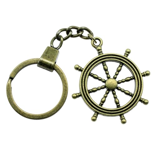 Pendentif gouvernail pour porte-clés homme idéal au volant de votre voiture