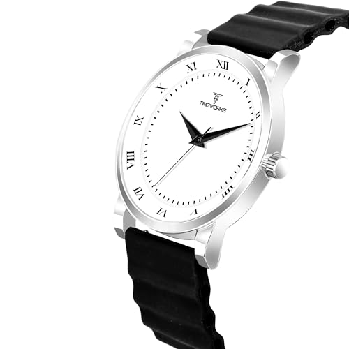 Image of TIMEWORKS Designer Round Dial Watch Silicon Changeable Smart Watch Strap with Smart pin Men's & Boy's Watch BG-408