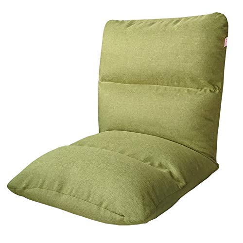Fauteuil de sol violet avec dossier réglable et housse lavable
